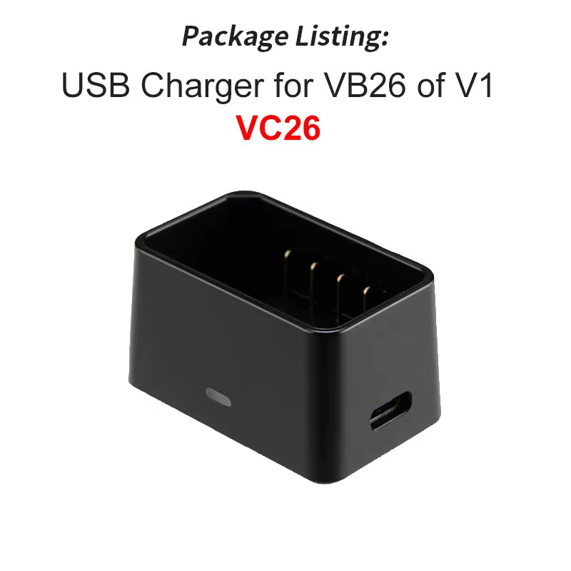 VC26 USB Charger for V1 Speedlight flash(Without Battery)