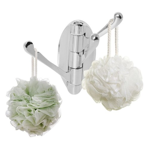 Wall Mounted 180° Hook Heavy Duty Arms Folding Swing Triple Towel//Clothes Hanger