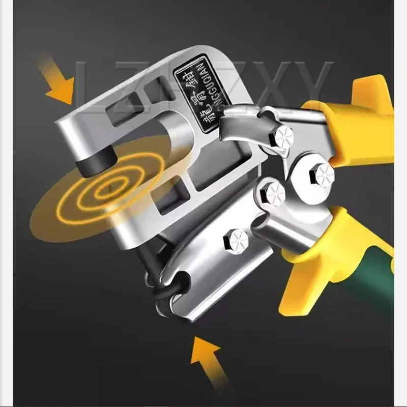 Metal Stud Crimping Pliers, Double-Handle Stud Pliers, Aluminum Ceiling Perforat