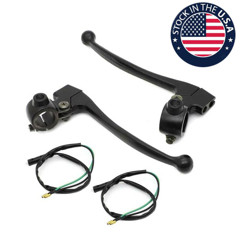 1 Pair 7/8 inch Motorcycle Brake Clutch Lever Perch For Honda XL250