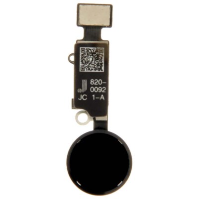 JC Universal Home Button Version 6 for Apple iPhones 7 to SE 2nd Gen Black Part