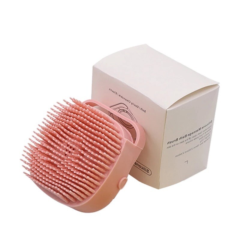 Dispenser Massage, Soft Silicone. Color Pink