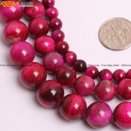Natural Stone Genuine Tiger Eye Gem Beads For Jewelry Making 15