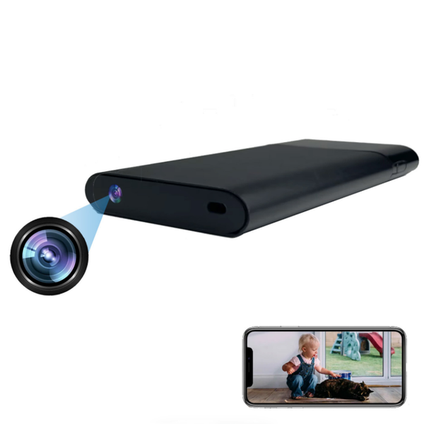 4K WiFi Portable Power Bank Hidden Camera  Motion Detection Night Vision 5200mAh