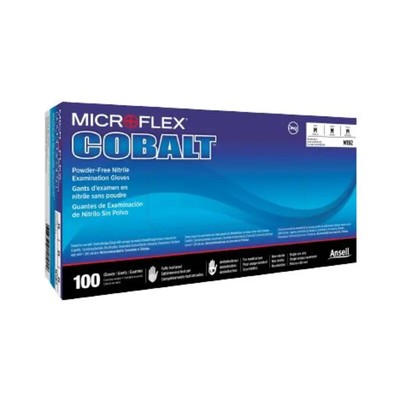 Gloves Blue Nitrile Large 4 Mil Nitrile 100 Box.
