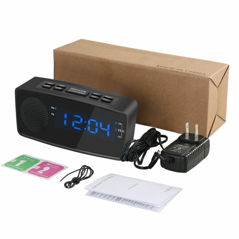 Détails sur AMFM Radio Réveil affichage DEL de chevet avec minuterie et Snooze US afficher le titre d'origine Détails sur AMFM Radio Réveil affichage DEL de chevet avec minuterie et Snooze US afficher le titre d'origine