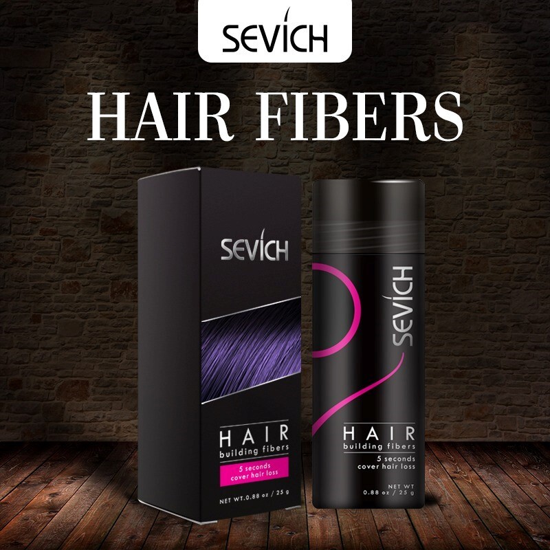 Sevich Hair Building Fiber Hair Loss Concealer Thickening Fibers Spray Powder US