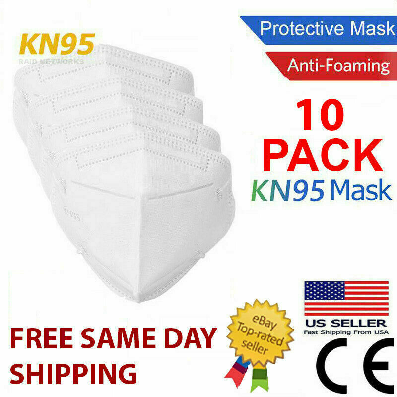 10 Pack KN95 MEDICAL Face Mask Cover Protection Respirator Masks KN 95 5-Layer