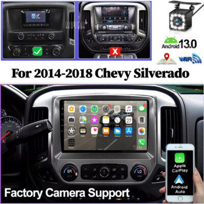 Android 13.0 For 2014-2018 Chevy Silverado GMC Sierra Car Stereo Radio GPS Navi