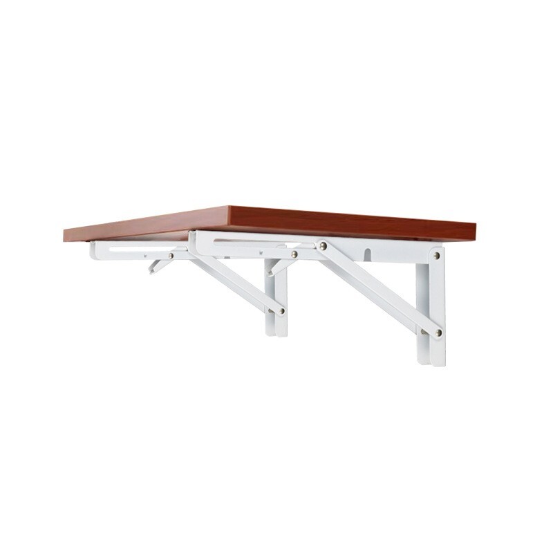 COPPIA REGGIMENSOLE RIBALTABILE SCOMPARSA STAFFA RIBALTA 40cm COLORE BIANCO
