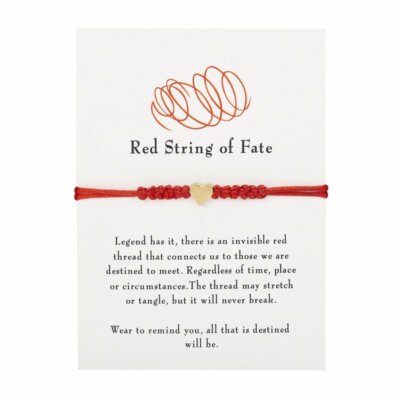 7 Knot Lucky Red String Braided Fate Handmade Bracelet Wristband Love Couples