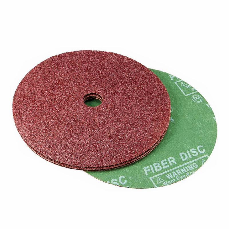 SATC 7" x 7/8" Fiber Resin Sanding Disc Calcined Aluminum Oxide 16 Grit 100 Pack