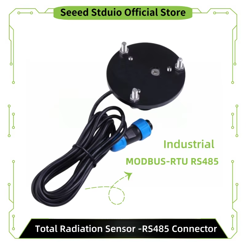 Industrial Total Solar Radiation Sensor MODBUS-RTU RS485, IP68 Solar Radiation M