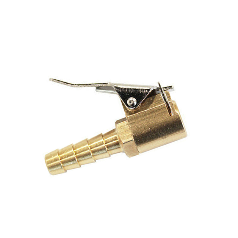 1 X TIRE AIR CHUCK/ADAPTER WITH VALVE STEM LOCK ON CLIP TYRE INFLATOR