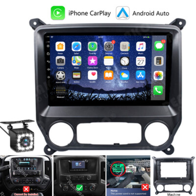 For 2014-2018 Chevrolet Silverado GMC Sierra CarPlay Car Stereo Radio Android 13
