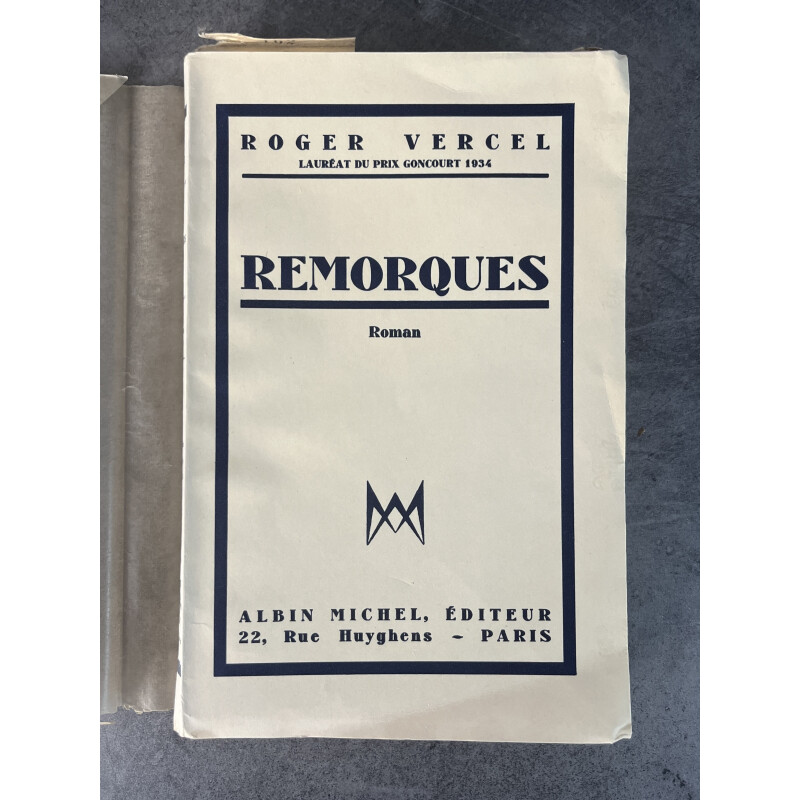Roger Vercel Remorques Edition Originale Exemplaire NuméRoté 162 Sur 200 Sur Pap