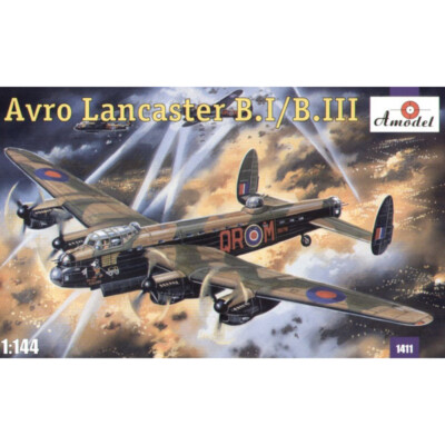 AMODEL 1411 Avro Lancaster B.I/B.III Scale Aircraft 1/144 - Plastic model kit