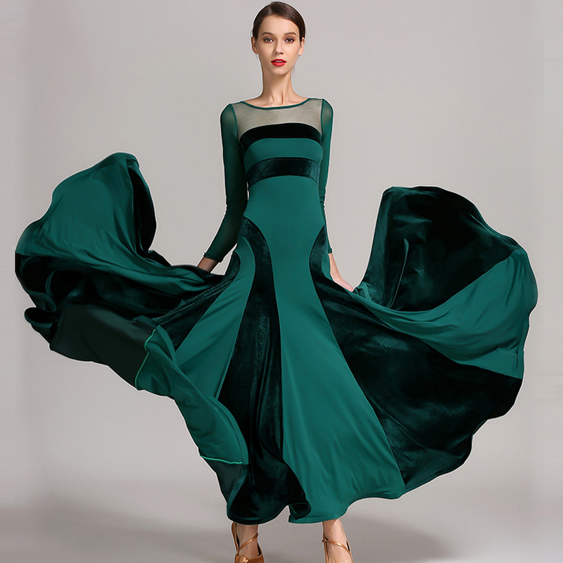 Mode Damen Tanzende Kleid Tanzbekleidung Swing Training Latein Ballsaal Tango