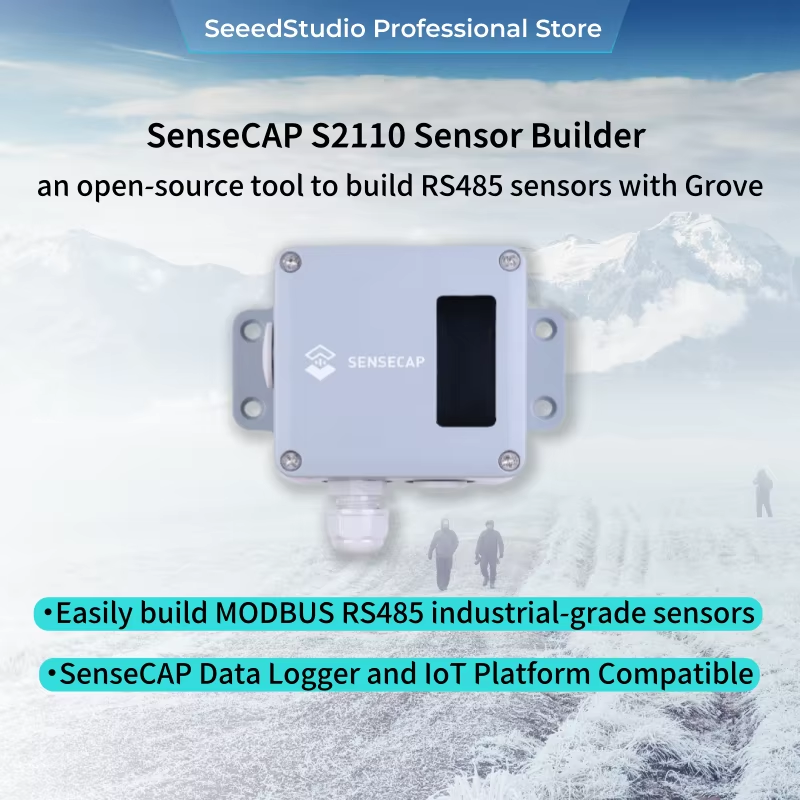 SenseCAP S2110 Sensor Builder, an open-source tool to build RS485 sensors with G