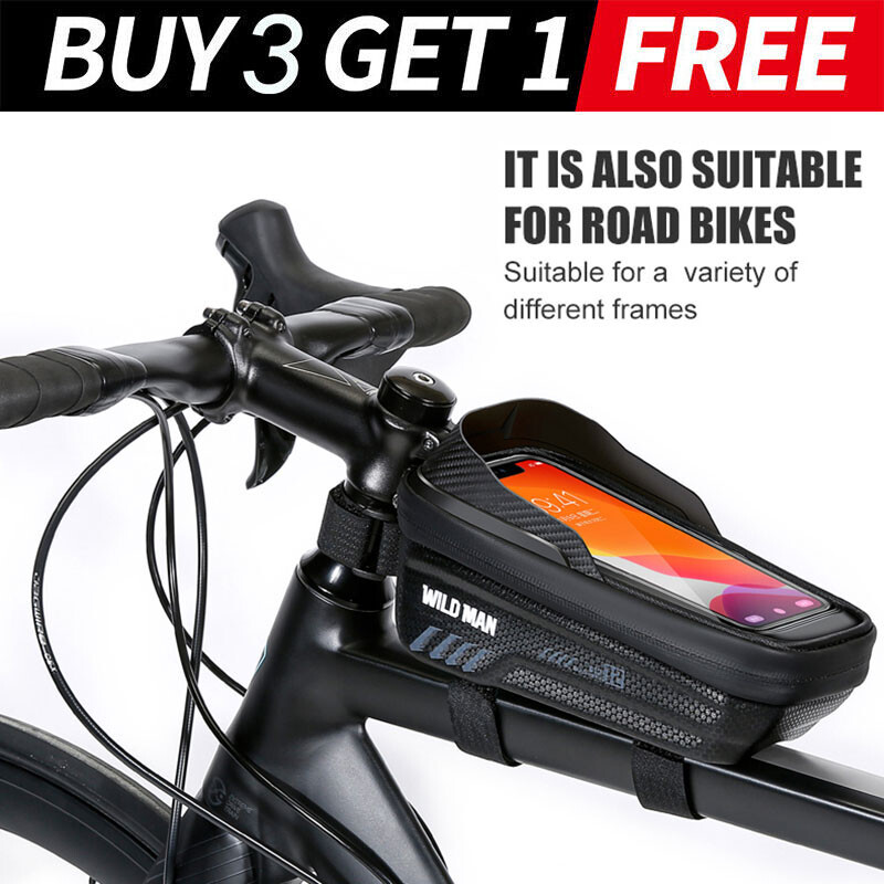 Waterproof Motorcycle Bike Cycling Handlebar Mount Holder Cell Phone Case Bag
