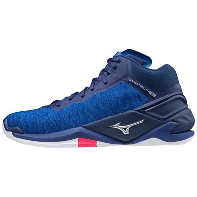 Mizuno WAVE STEALTH ONE MID Blau Gr.44 Unisex Volleyball-Schuhe UVP:160  (57433)