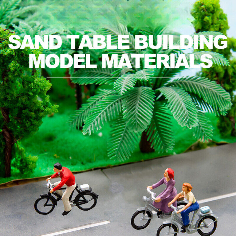 1PC HO/OO 1:87 Scale Ride on A Bicycle Figure Model Miniatures Cycling Image
