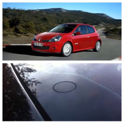 Wiper Delete Bung Gloss Black Acrylic Mk3 mk4 Renault Clio sport 197, 200, 04-19