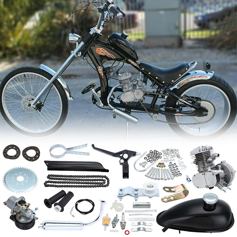 80cc 2 Stroke Petrol Gas Engine Motor Kit Motorized Bike Bicycle Motorcycle