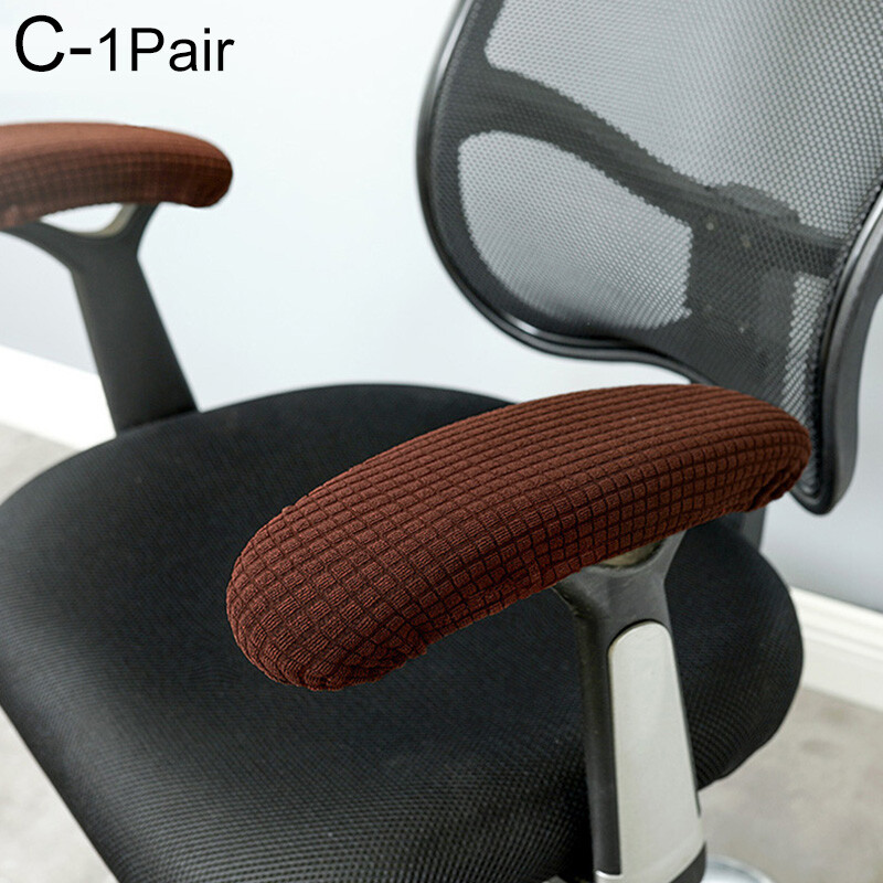 2pcs Chair Armrest Cover Slipcover Office Computer Chair Arm Cover