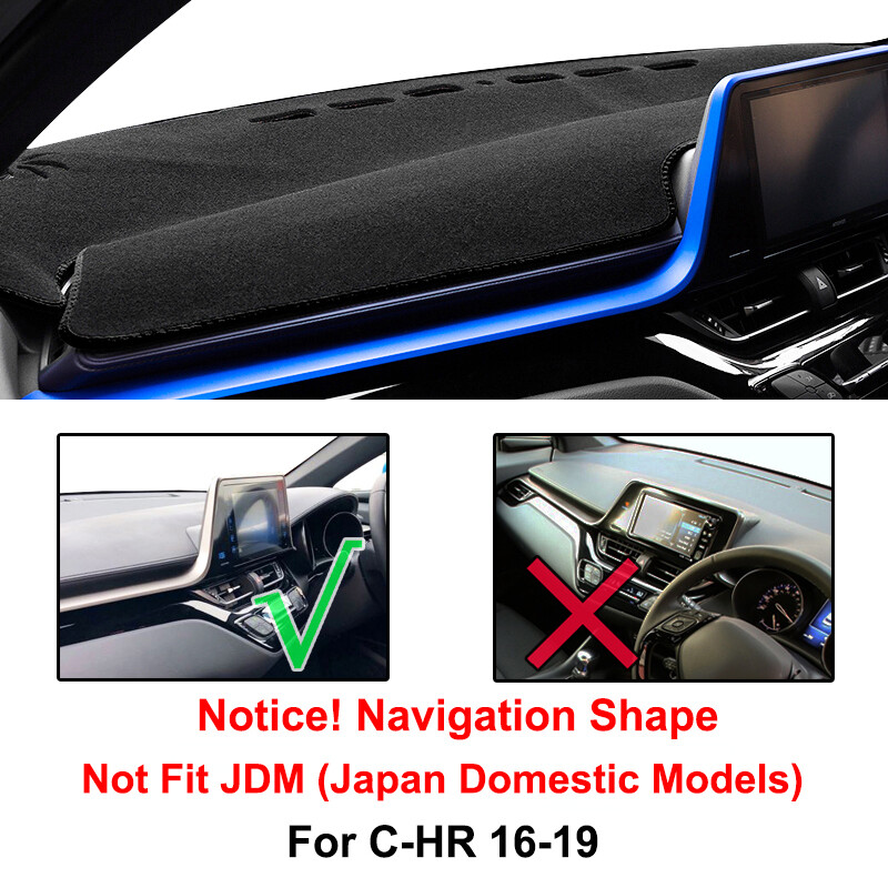 Xukey Dash Mat Dashmat Dashboard Cover For Toyota CHR C-HR 2016 - 2019 | eBay