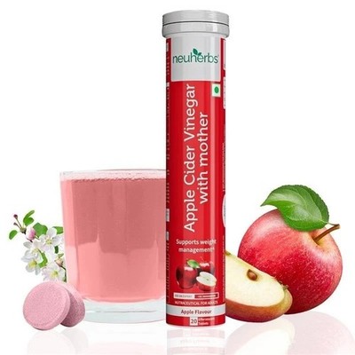Apple Cider Vinegar Effervescent Tablet | Weight Loss Supplement | Vitamin B6,12