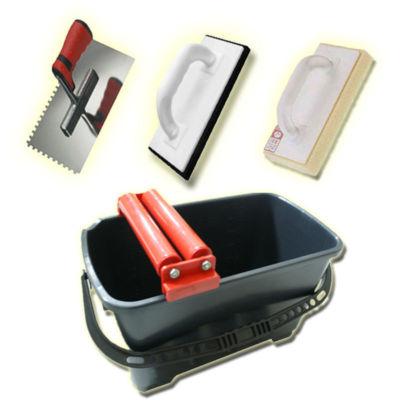 Profesional Set Limpieza Baldosa Lavado Cubo de Azulejos Fugbox 24L Werkmax