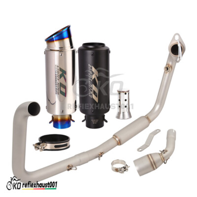 For Benelli TNT125 TNT135 2017-2023 Whole Exhaust System Header Pipe Muffler Tip