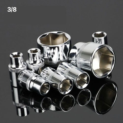 ASW Kraft-Steckschlüsseleinsatz 3/8 Zoll 6-kant 10 Mm – Aus Vergütetem Spezialstahl, Sandgestrahlt