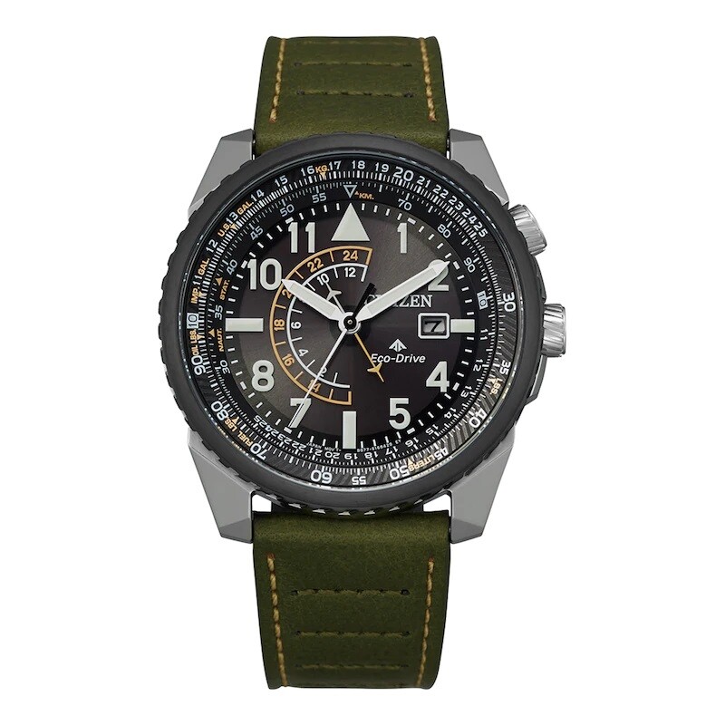 CITIZEN CITIZEN ECO-DRIVE KNIGHTHAWK MEN'S RUBBER STRAP WATCH BJ7138-04E
