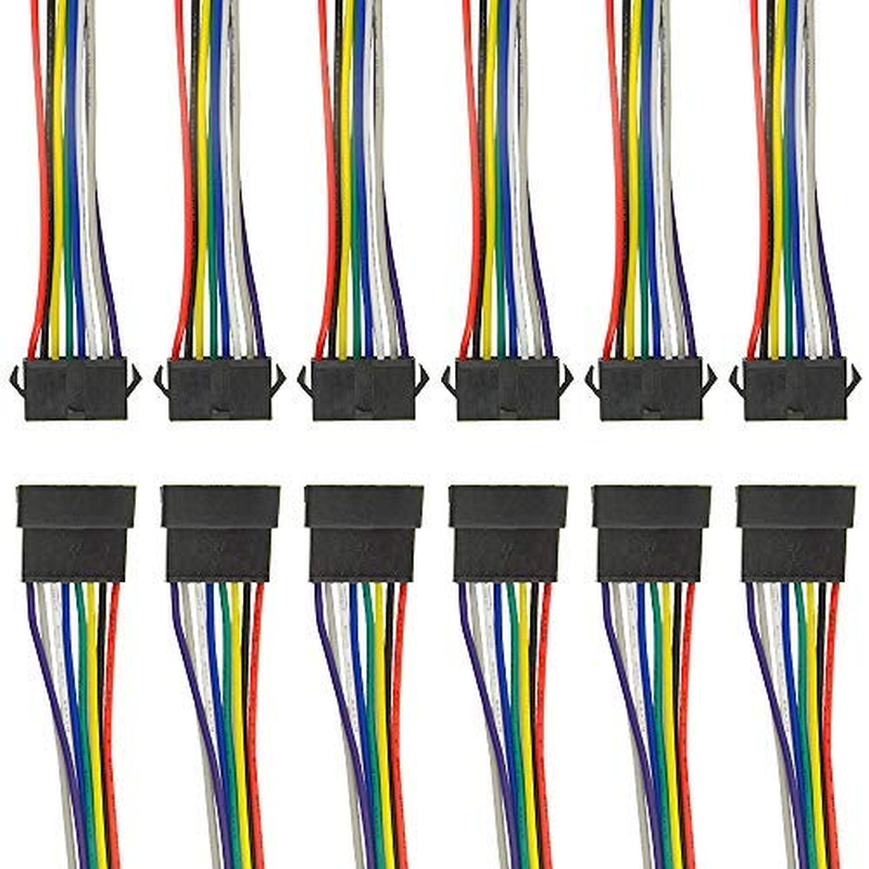 40PCS (20Pairs) 8PIN Female and Male Connecting Plug with Terminal Connector Wir