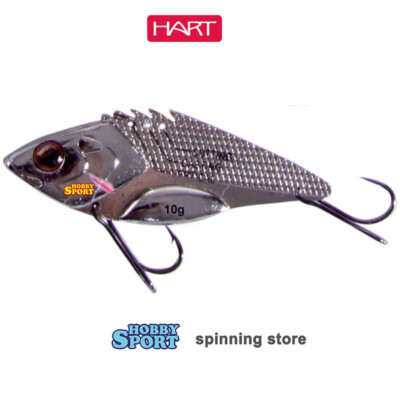 HART METAL VIBE 450 COL 44 ALL SILVER  GRAMMI 10 SPINNING  TROTA LAGO PERSICO