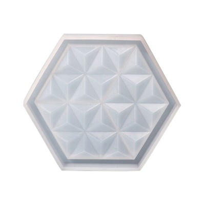 Section Triangular Molds Gemeotric Storage Tray Mold Silicone Mold