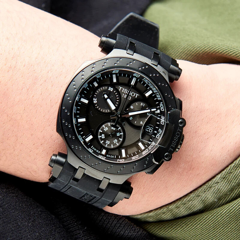 Pre-owned Tissot T-race T115.417.37.061.03 Sport Chronograph Men's Watch