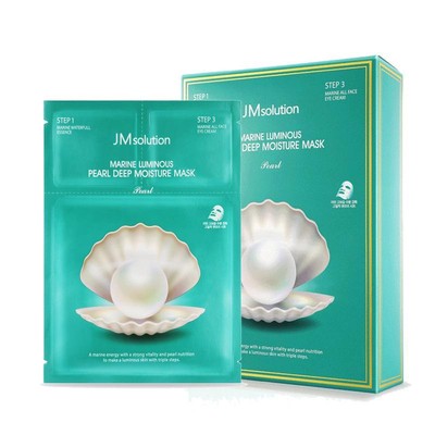 [JM SOLUTION] Marine Luminous Pearl Deep Moisture Mask 1Pack (10ea)