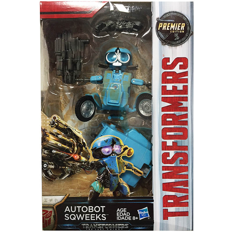Hasbro Transformers Sqweeks Last Knight Autobot Deluxe Figure Movie Official
