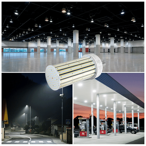 480V 100Watt LED Garage Corn 400W HPS MH Warehouse Highbay Bulb Light E39 6000K
