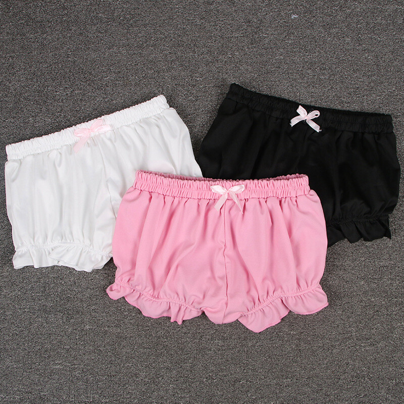 Women Girls Lolita Bloomers Pumpkin Shorts Underwear Knickers Cosplay Sweet