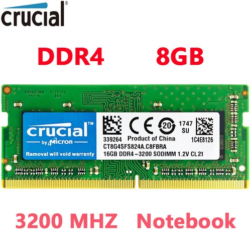 Crucial DDR4 16GB 3200 MHz PC4-25600 260-Pin SODIMM Notebook