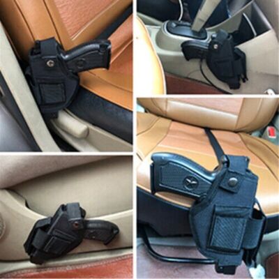 Concealed Carry IWB OWB Car Holster with 2 Straps Mounts Right Left Hand Holster