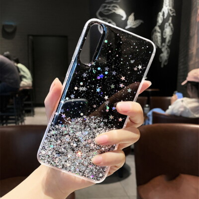 Case For Xiaomi Redmi Note 12 11 10 9 Pro 8 Poco X5 Glitter Star Soft Slim Cover
