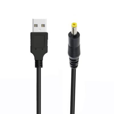 USB To DC DC Barrel Jack Power Cable Adapter Wire Connector 4.0 x 1.7mm
