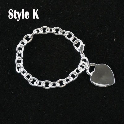 Silver Filled Bangle Bracelet Necklace Set Image