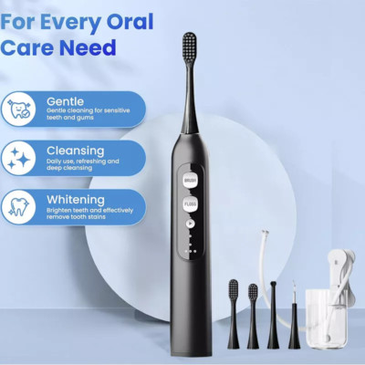 Electric Water Flosser Oral Irrigator & Sonic Electric Toothbrush Teeth Cleaner