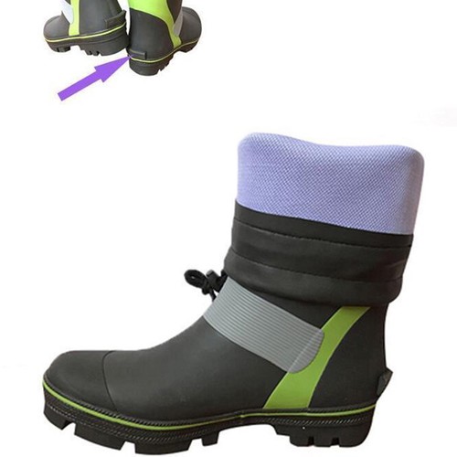 Non-Slip Fishing Long Rock Neoprene Boots Shoe Waterproof Gumboots Rain Festival | eBay